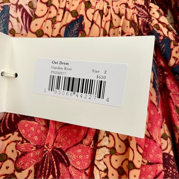 NEW ULLA JOHNSON Oni Dress Garden Rose Tiered Ruffle Floral 100% Silk Size 2 - Picture 11 of 16